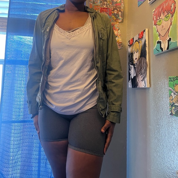 green khaki gap army jacket - Picture 4 of 5